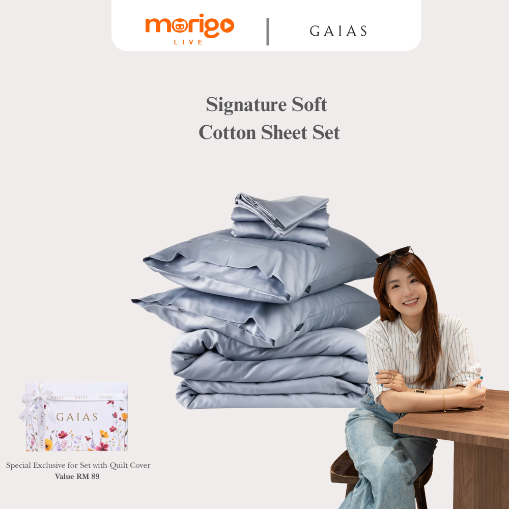 Keryee x Gaias  ｜ Signature Soft Cotton Sheet Set纯棉系列