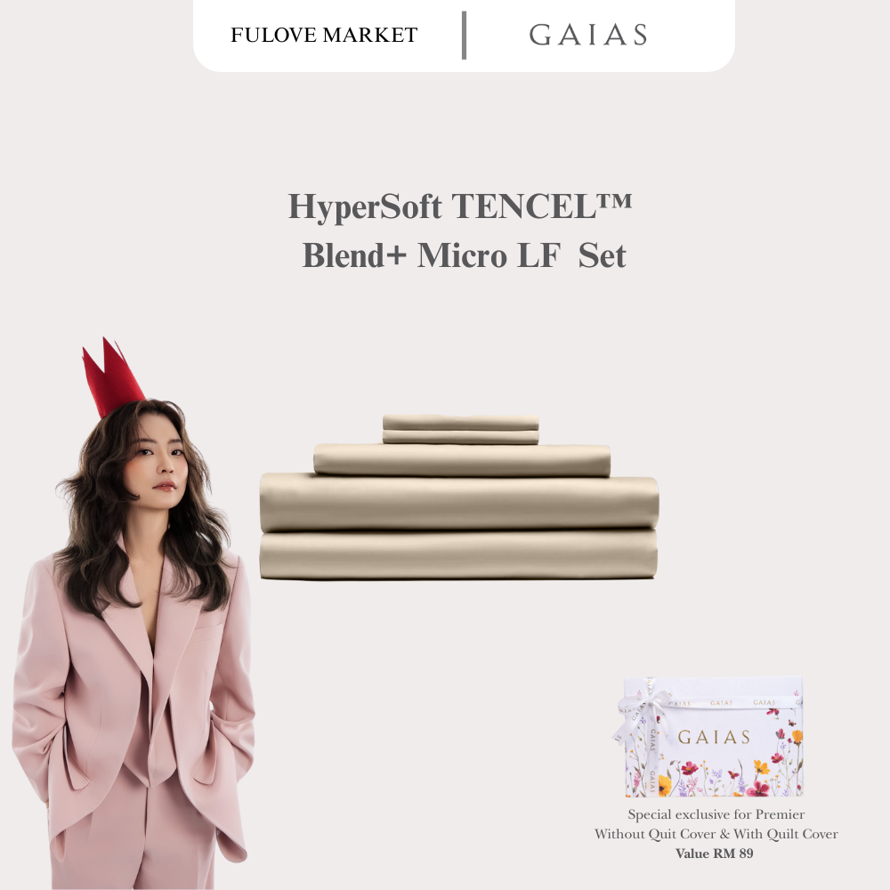 Jmie x Gaias | HyperSoft™ Sheet Set – TENCEL™ Lyocell Blend Extra-long staple cotton