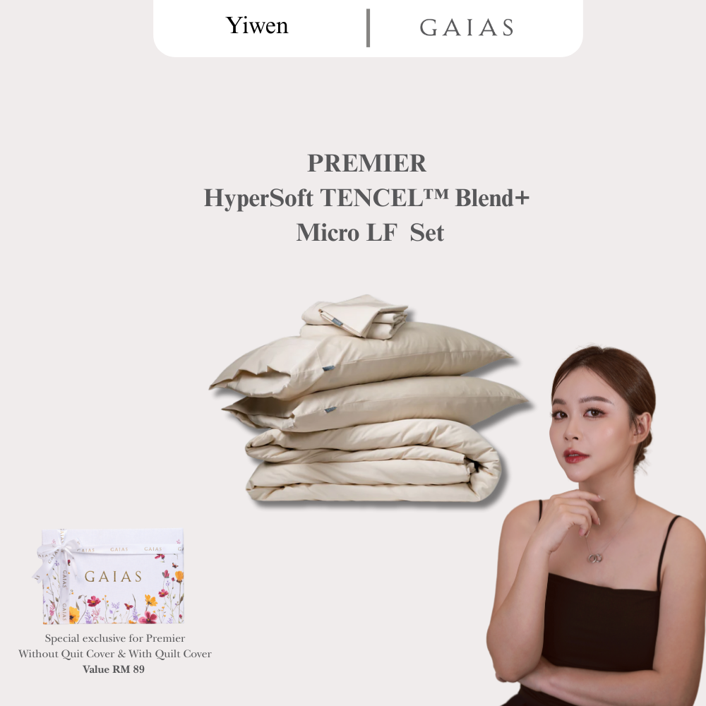 Yiwen x Gaias | PREMIER HyperSoft™ TENCEL™ Lyocell Micro LF Sheet Set
